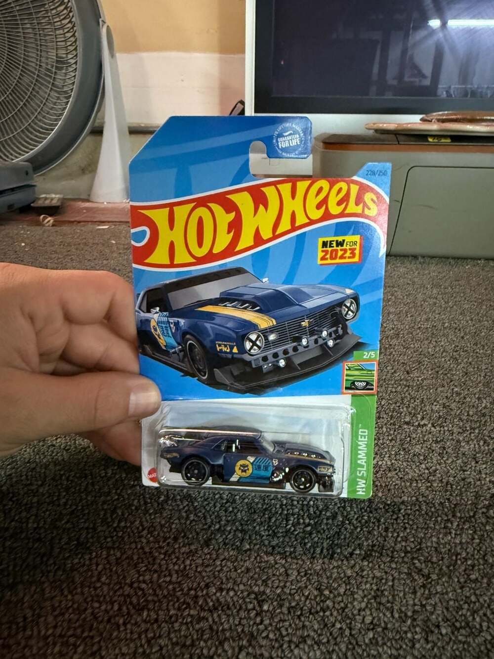 Hot Wheels HW Slammed 2/5 (2021) Blue Custom '68 Camaro Car 228/250 - .com,